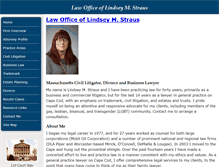 Tablet Screenshot of lindseystrauslaw.com